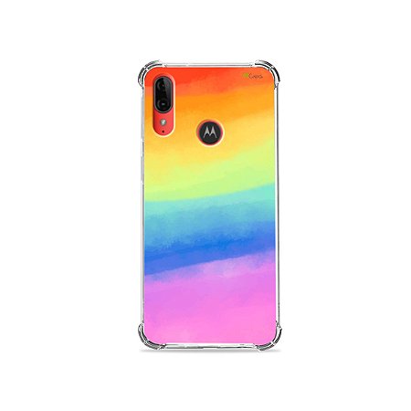 Capa para Moto E6 Plus - Rainbow