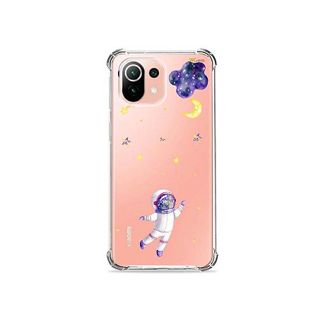 Capa (Transparente) para Xiaomi Mi 11 Lite - Astronauta Sonhador