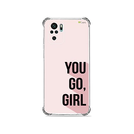 Capa para Xiaomi Redmi Note 10 4G - You Go, Girl