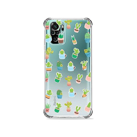 Capa (Transparente) para Xiaomi Redmi Note 10 4G - Cactus