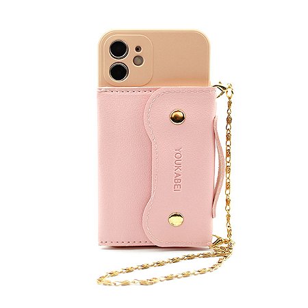 Case Pocket Rosê (com alça) para iPhone 11 - 99Capas