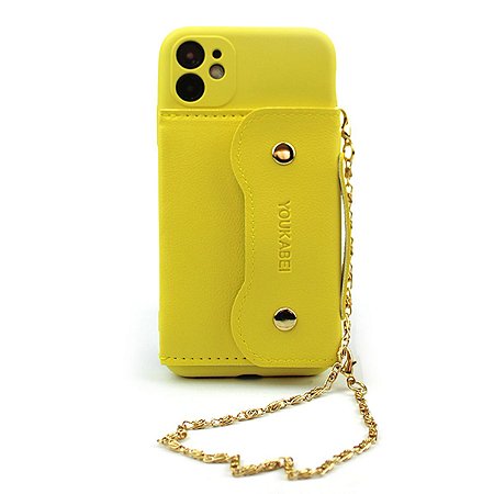 Case Pocket Yellow (com alça) para iPhone 11 - 99Capas