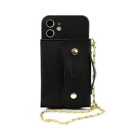 Case Pocket Preta (com alça) para iPhone 11 - 99Capas