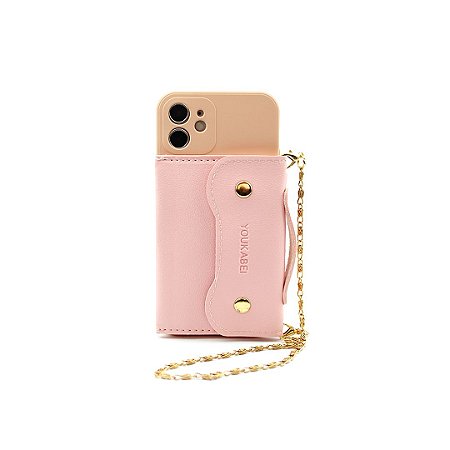 Case Pocket Rosê (com alça) para iPhone 12 Pro - 99Capas