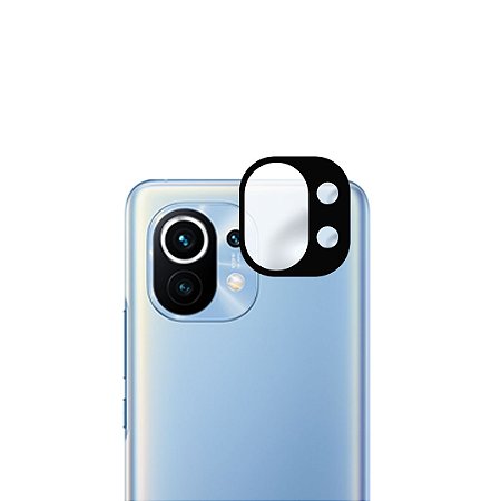 Película 3D de vidro para lente de câmera para Xiaomi Mi 11 Lite