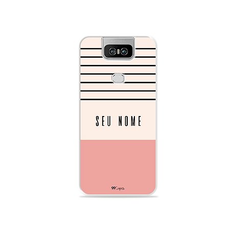 Capinha Basic com nome para Zenfone