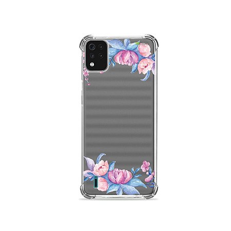 Capa (Transparente) para LG K42 - Bromélias