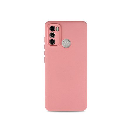 Silicone Case Rosa Claro para Moto G60