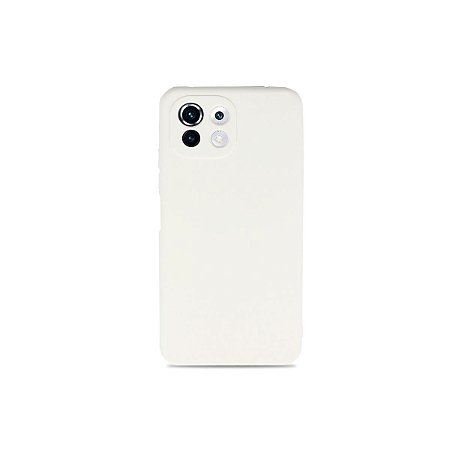 Silicone Case Branca para Xiaomi Mi 11 Lite - 99Capas