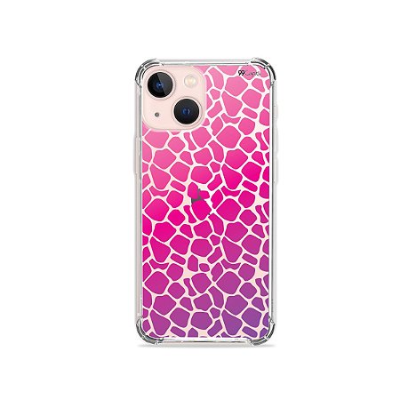 Capa para iPhone 13 -  Animal Print Pink