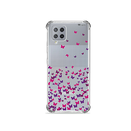 Capa para Galaxy A42 5G - Borboletas Flutuantes