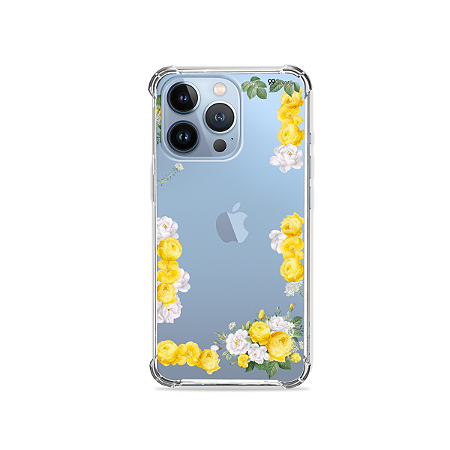 Capa para iPhone 13 Pro Max - Yellow Roses