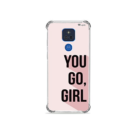 Capa para Moto G Play - You Go, Girl