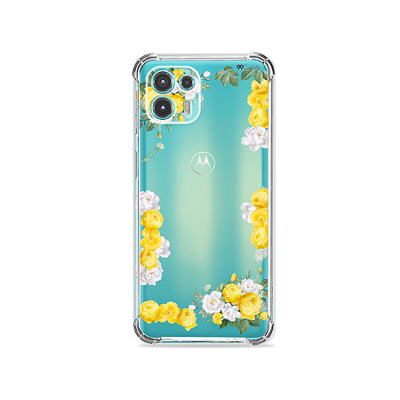 Capa para Moto Edge 20 Lite - Yellow Roses