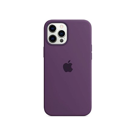 Silicone Case Roxa para iPhone 13 Pro Max