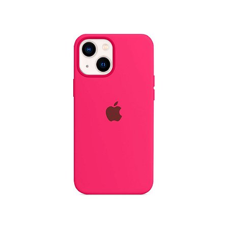 Silicone Case para iPhone 13 Mini - Rosa Neon