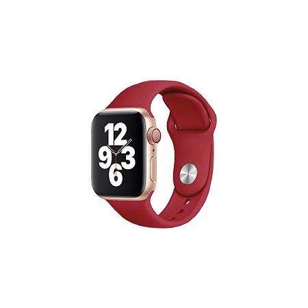 Pulseira de Silicone para Apple Watch - 40mm (Marsala)