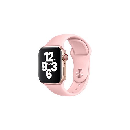 Pulseira de Silicone para Apple Watch - 38mm (Rosa Claro)