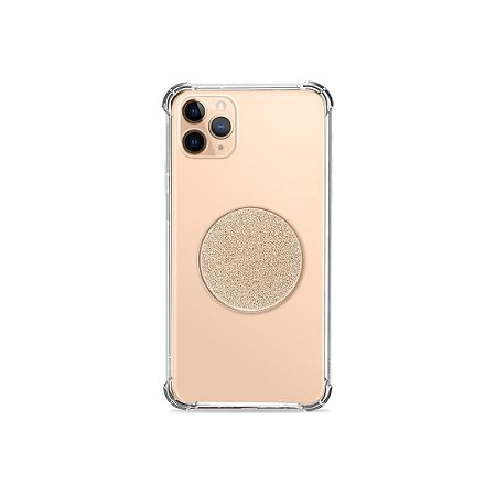 Popsocket Glitter Dourado - 99Capas