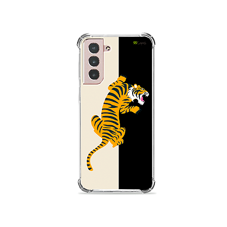 Capa para Galaxy S21 - Tigre Chic