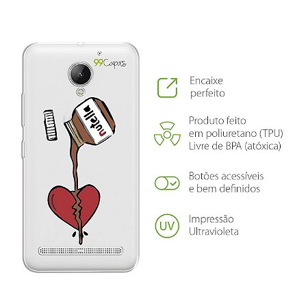 Capa para Lenovo Vibe C2 - Nutella