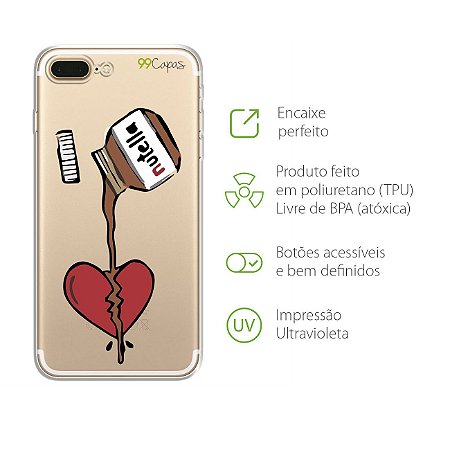 Capa para iPhone 7 Plus - Nutella