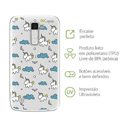 Capa para LG K10 2016 - Unicórnio