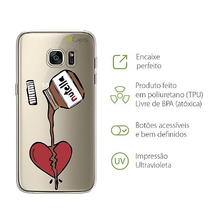 Capa para Galaxy S7 - Nutella