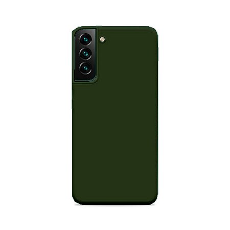 Silicone Case para Galaxy S22 Plus - Verde Militar