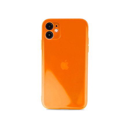 Capinha Neon Vibes para iPhone - Orange