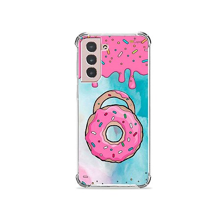 Capa para Galaxy Note - Donut Morango
