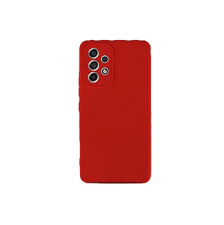 Silicone Case para Galaxy A53 5G - Vermelha