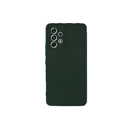 Silicone Case para Galaxy A73 5G - Verde Militar