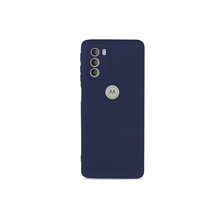 Silicone Case para Moto G51 5G - Azul Marinho