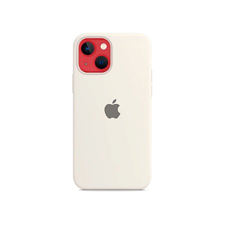 Silicone Case para iPhone 13 Mini - Branca