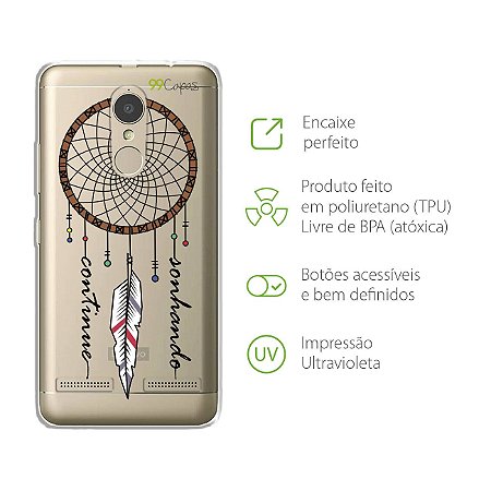 Capa Case Capinha para Lenovo K6 Plus - Filtro dos Sonhos - 99capas -  Capinhas e cases personalizadas para celular