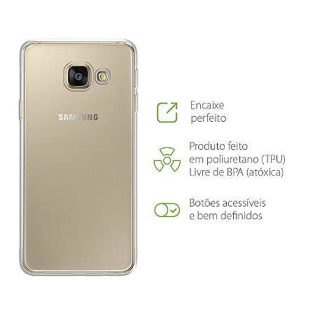 Capa Transparente para Samsung Galaxy A7 2016 - 99capas - Capinhas e cases  personalizadas para celular