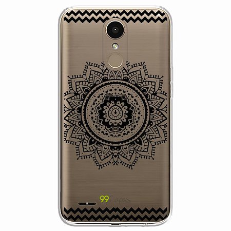 Capa Case Capinha para LG K10 2017 - Mandala Preta - 99capas - Capinhas e  cases personalizadas para celular