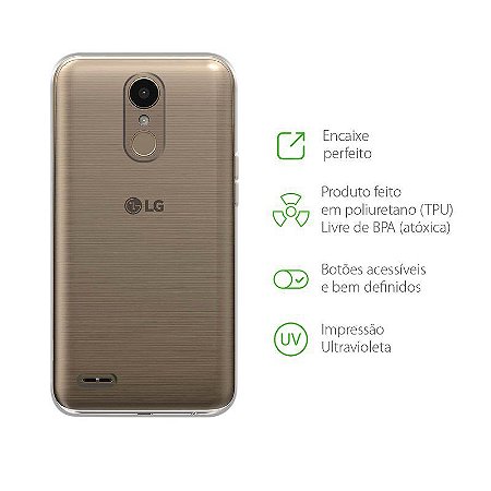 Capa Case Capinha Transparente para LG k10 Pro - 99capas - Capinhas e cases  personalizadas para celular
