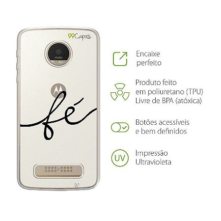 Capa para Moto Z2 Play - Fé