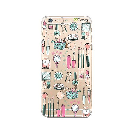 Capa Case Capinha para iPhone 6 e 6s - Make Up - 99capas - Capinhas e cases  personalizadas para celular