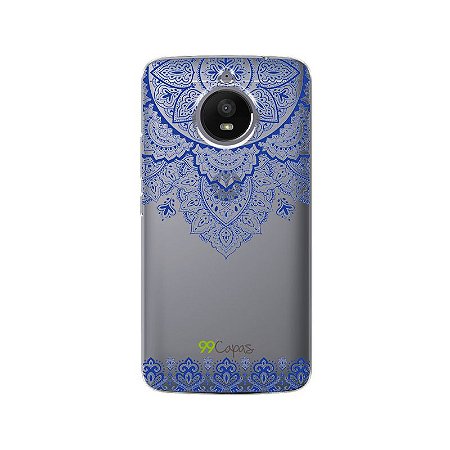 Capa Moto E4 Plus - Mandala Azul