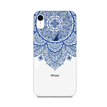 Capa para iPhone XR - Mandala Azul