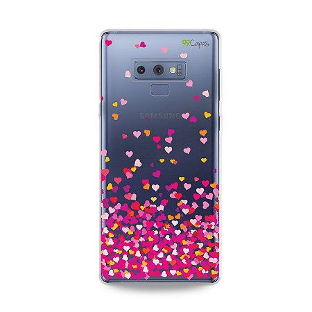 Capa para Galaxy Note 9 - Corações Rosa - 99capas - Capinhas e cases  personalizadas para celular