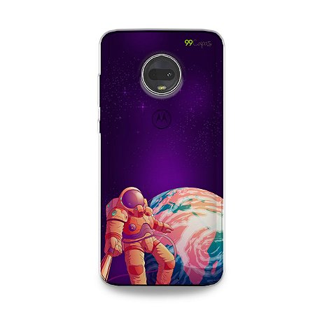 Capa para Moto G7 - Selfie Galáctica