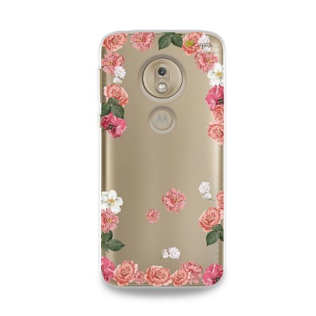 Capa para Moto G7 Play - Pink Roses