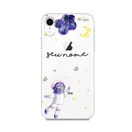 Capa Astronauta Sonhador com nome personalizado - 99Capas