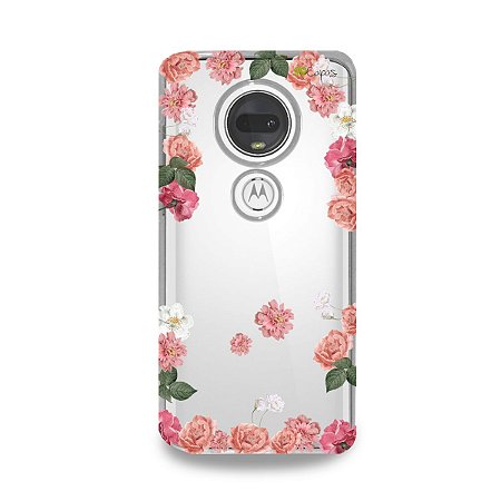 Capa para Moto G7 Plus - Pink Roses