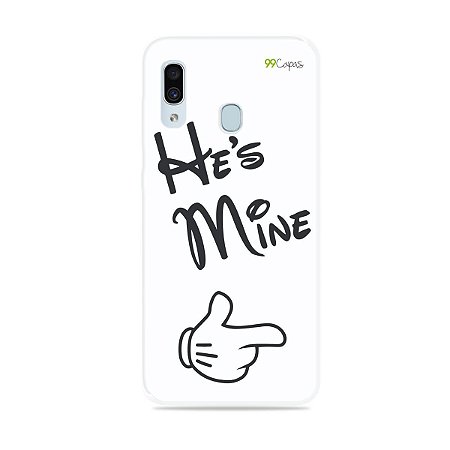 Capa para Galaxy A30 - He's Mine