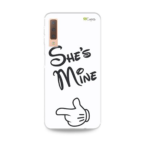 Capa para Galaxy A7 2018 - She's Mine